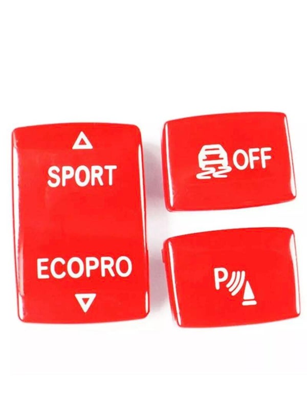 BMW 1 2 3 4 Series F20 F22 F30 F31 F32 F33 Red Buttons Traction, Parking, Sport buttons