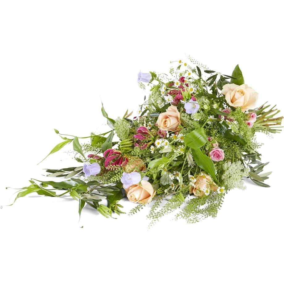 Natuurlijk pastel boeket