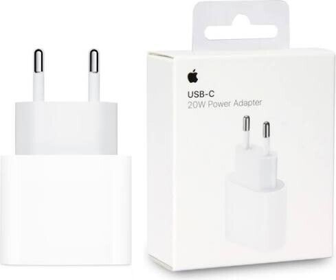 Apple 20W USB-C Lichtnetadapter – Originele Snellader voor iPhone & iPad – Wit