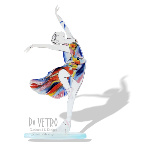 Glasfusing Object 'All Day Dancing My Way II'