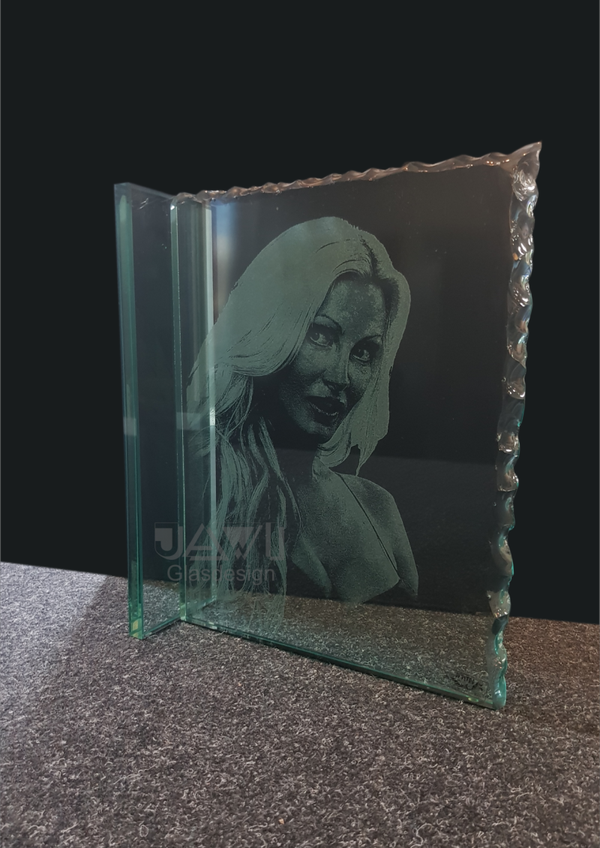 lasergravure portret