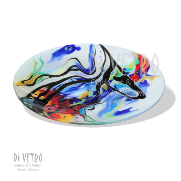 Glasfusing Object: Schaal: AROUND COLOUR I, Ø 35cm