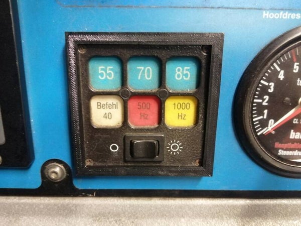 Raamwerk t.b.v. PZB verlichting.