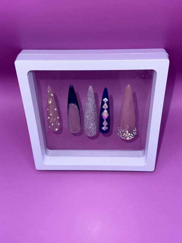 Blue and Crystal (medium)