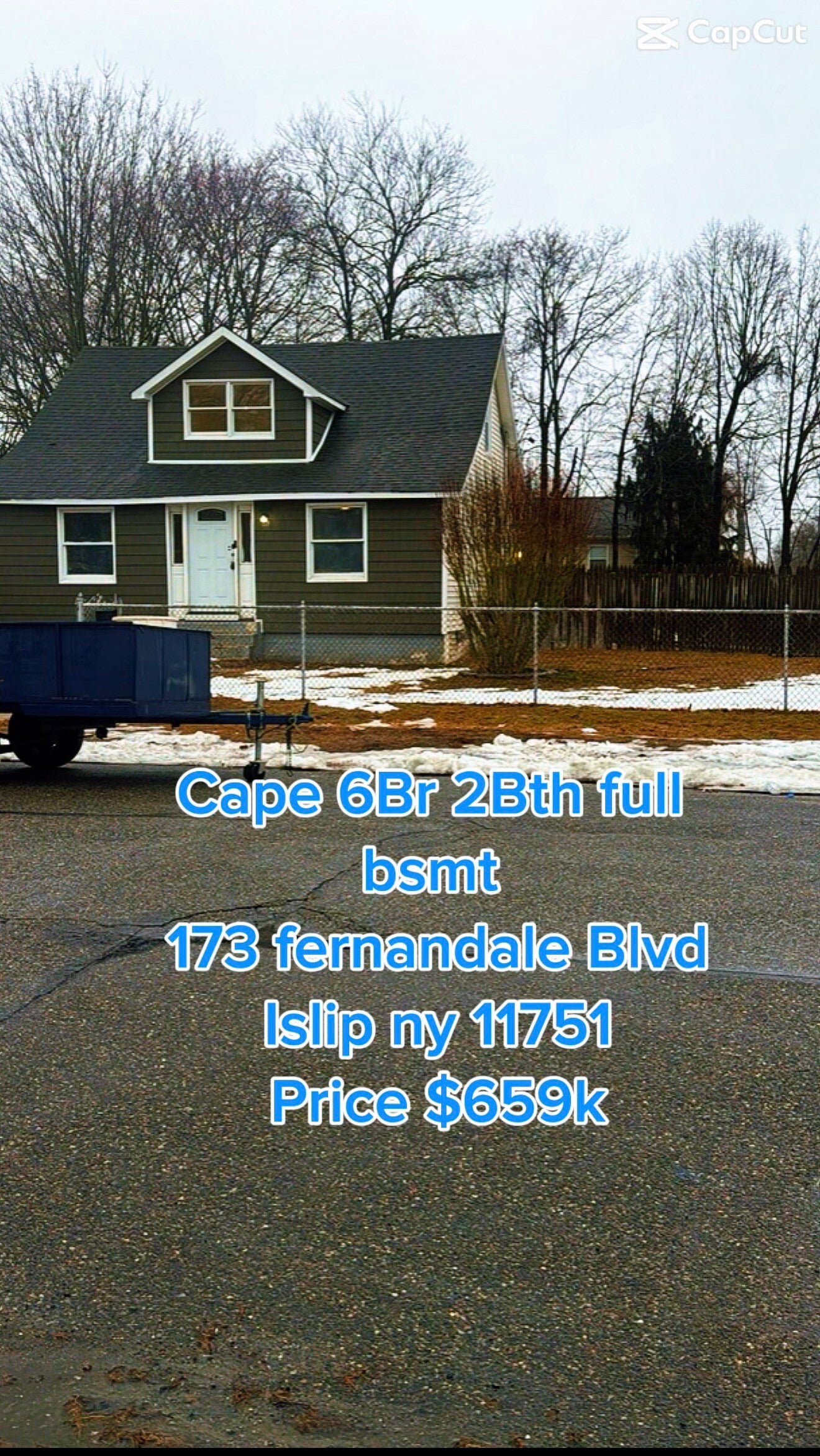 Cape 6Br 2Bth full bsmt  173 fernandale Blvd Islip ny 11751