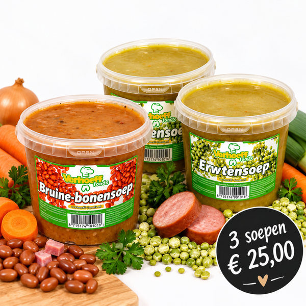 Br. bonen & Snert combinatie 3 emmertjes