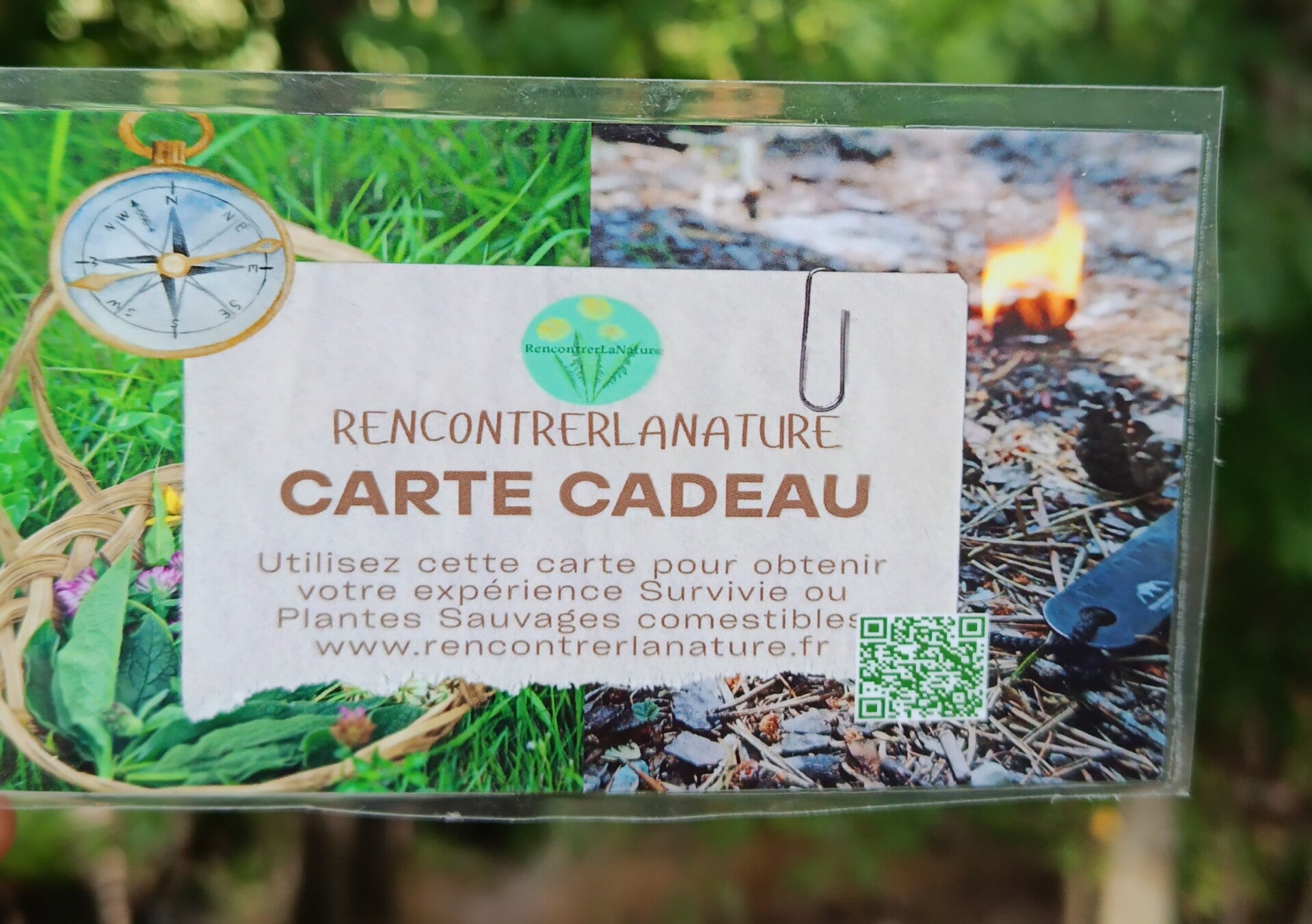 Carte cadeau programme journée