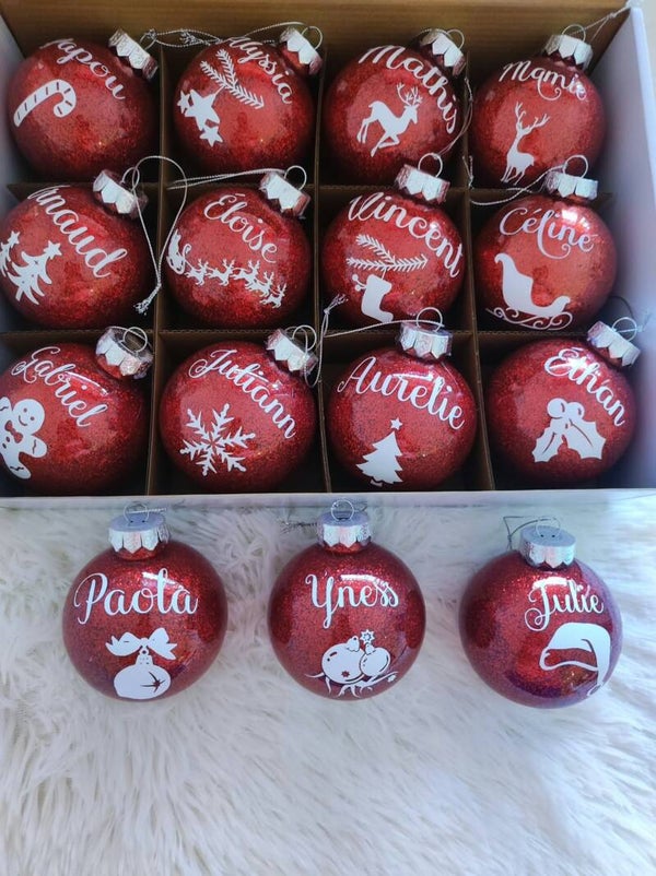 Boule de Noël  personnalisée