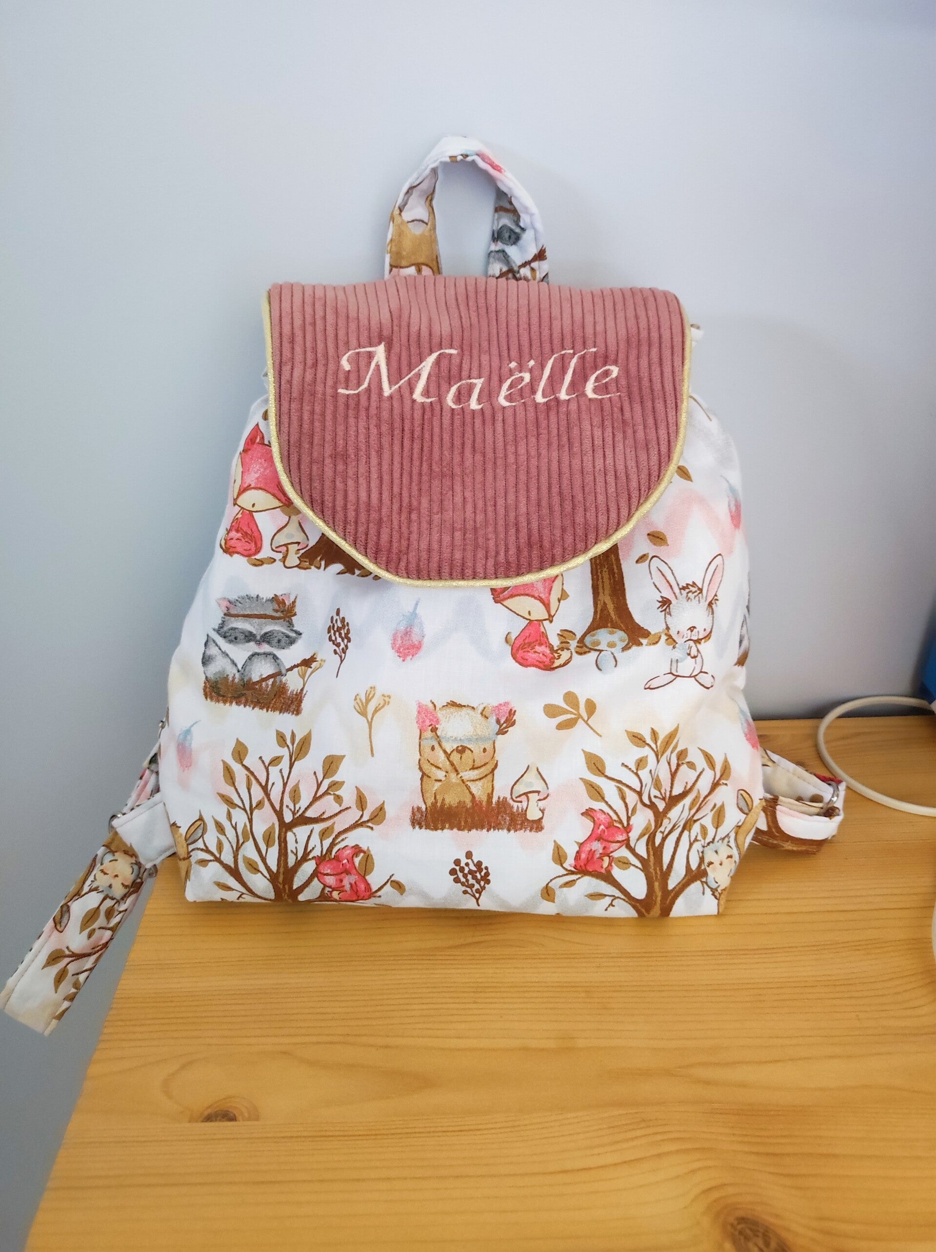 Sac de maternelle personnalisé