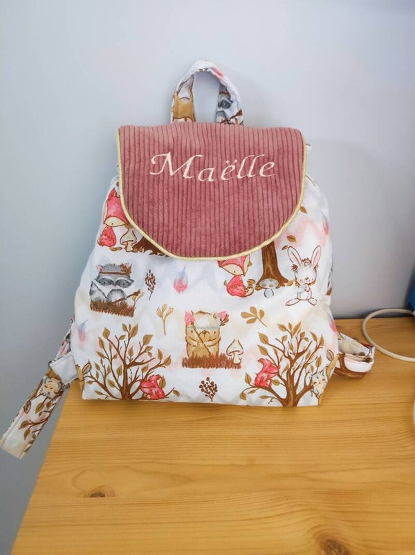 Sac de maternelle personnalisé