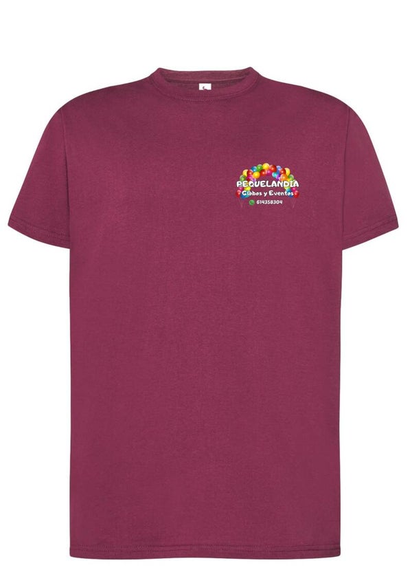 CAMISETAS BÁSICAS CON ESCUDO TAMAÑO 6X6cm