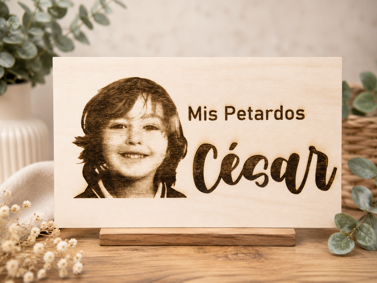 CAJA DE PETARDOS PERSONALIZADA CON FOTO