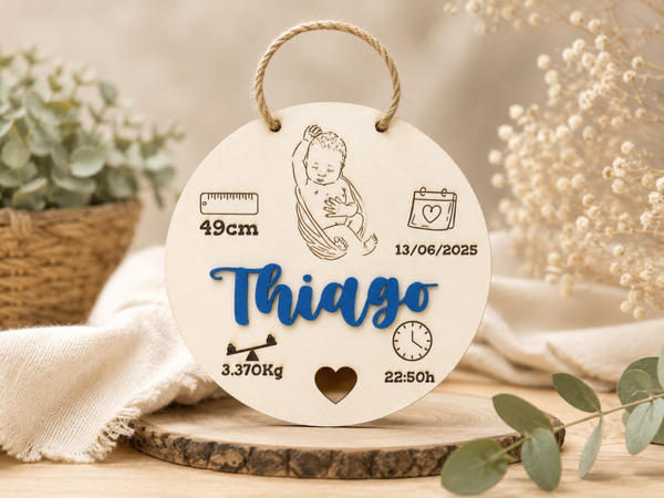 NATALICIO DE MADERA PERSONALIZADO