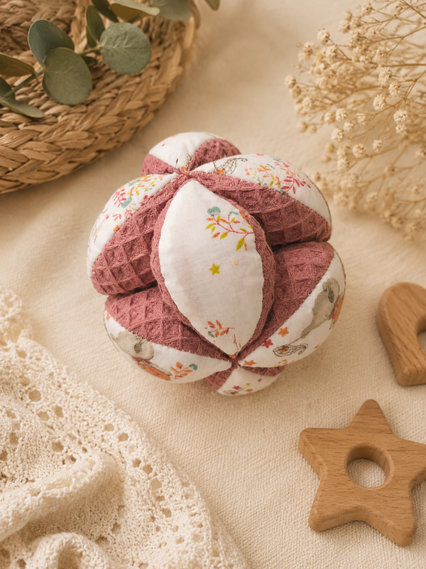 PELOTA MONTESSORI PARA BEBES DE 0-3 MESES