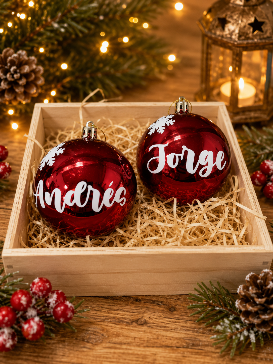 Bola de Navidad Personalizada con Nombre