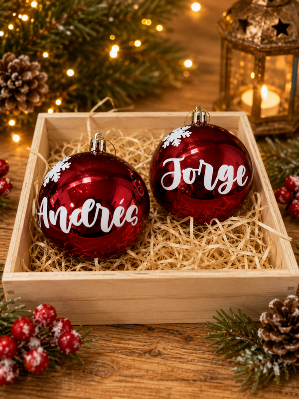 Bola de Navidad Personalizada con Nombre