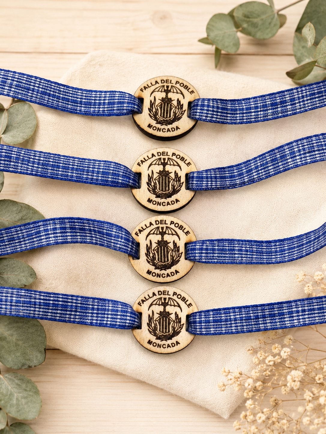 PULSERAS FALLAS EN MADERA
