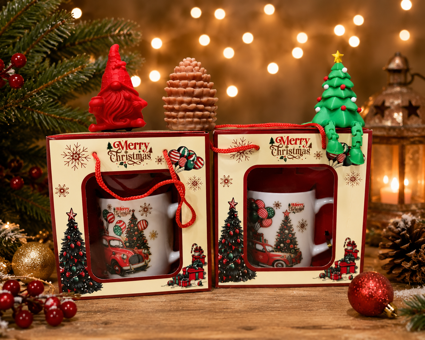 Taza de Navidad con Caja Regalo – Edición Merry Christmas