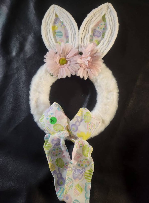 Easter bunny wreath