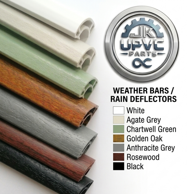 Pvc Click Fit Weather Bar / Rain Deflector Strip