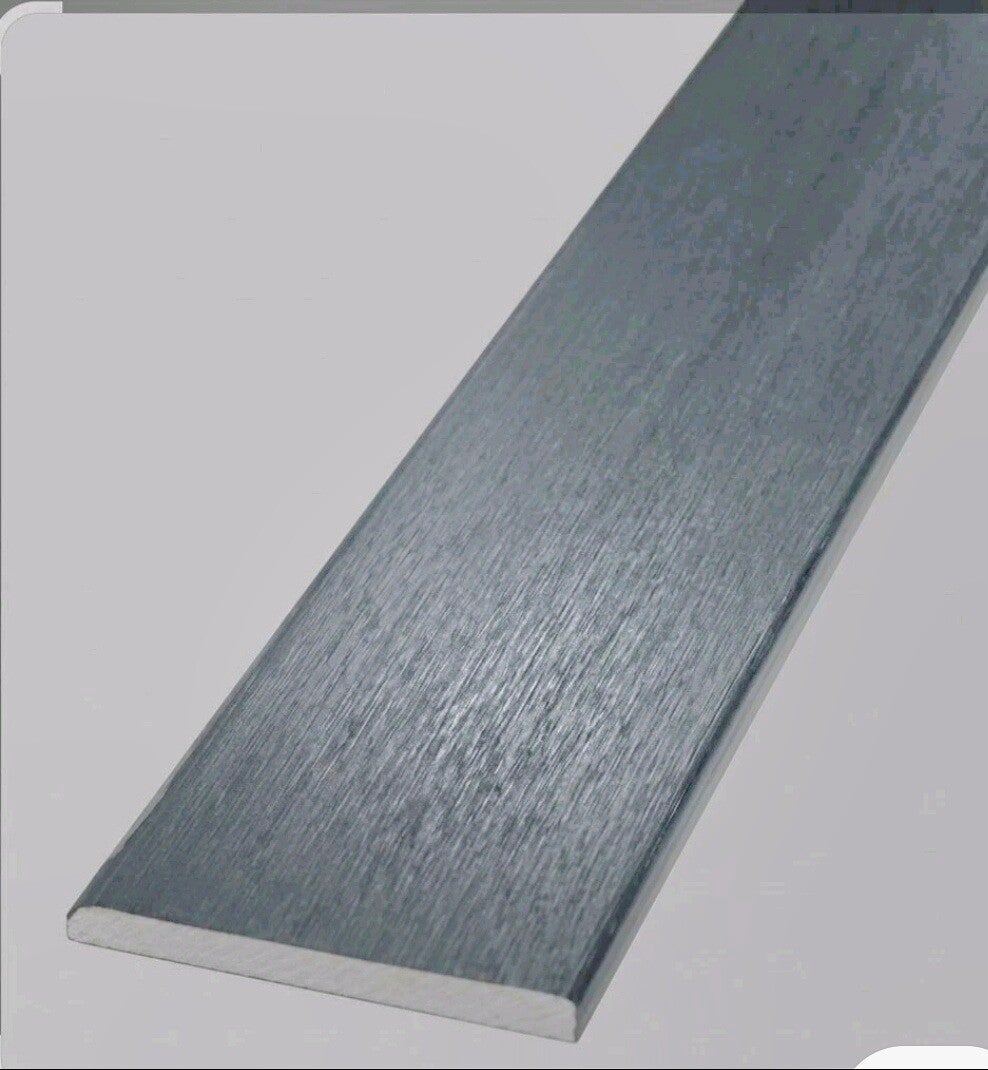 5 metre - 40mm PVC PLASTIC TRIM.  ANTRACYTE GREY