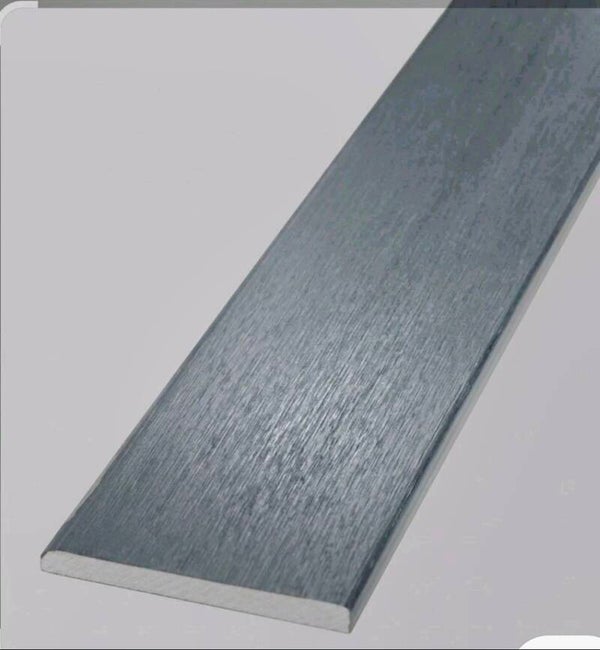 5 metre - 40mm PVC PLASTIC TRIM.  ANTRACYTE GREY