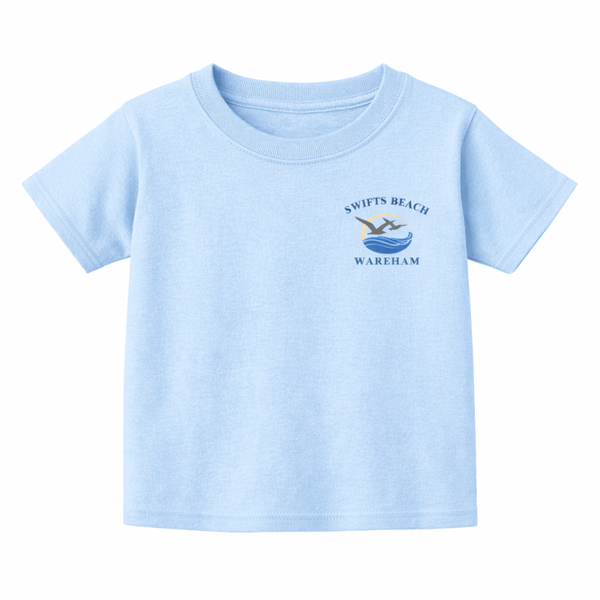 Swifts Beach Light Blue Childs T-Shirt