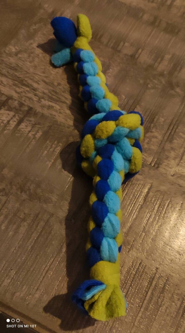 Fleece enkele trekknoop (large)