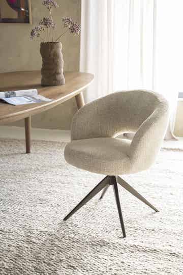 Eleonora Eetkamerstoel Alissa Beige