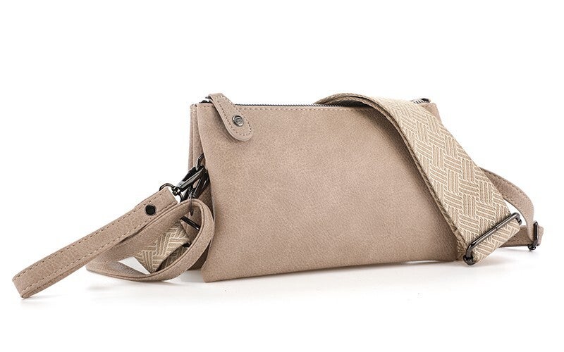 Schoudertasje New York Taupe