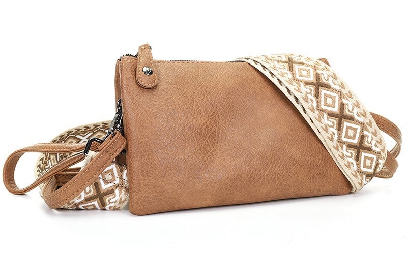 Schoudertasje New York Camel