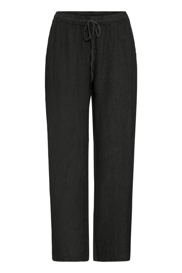 Sorbet - Linnen broek - Zwart