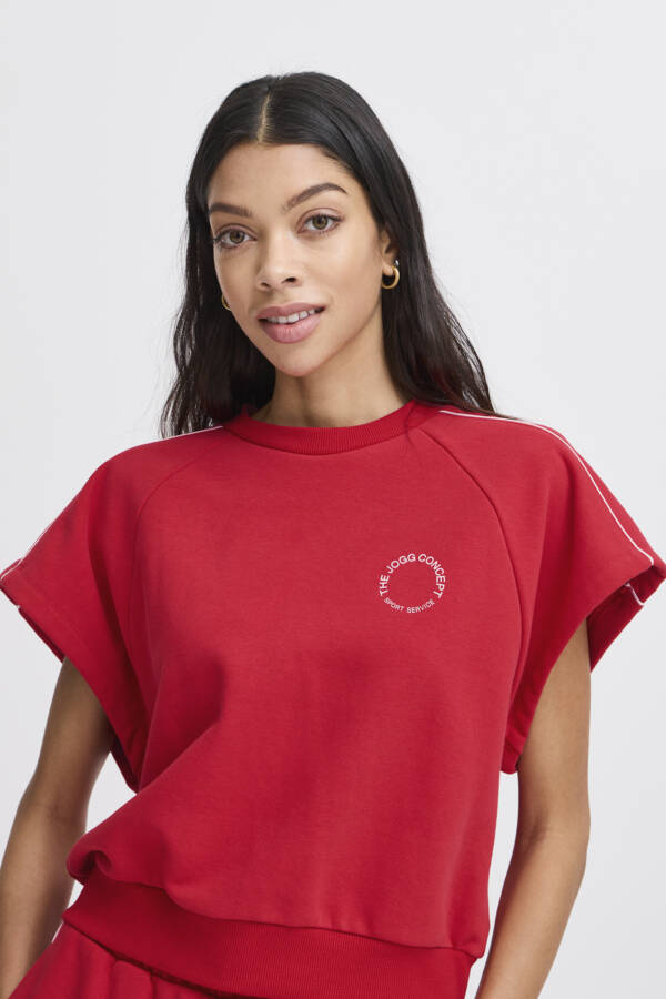 The Jogg Concept - Sweater korte mouw - Rood