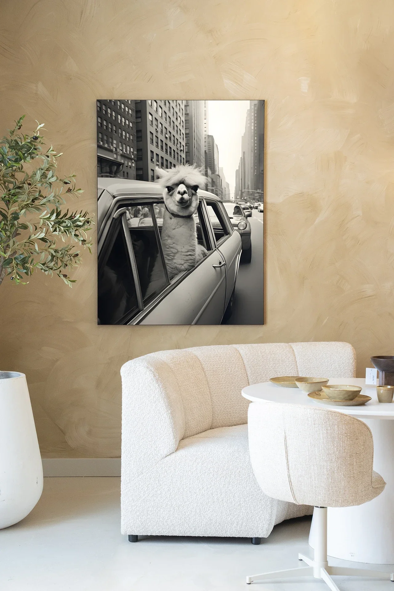 Urban Cotton Artprint Alpaca in NY