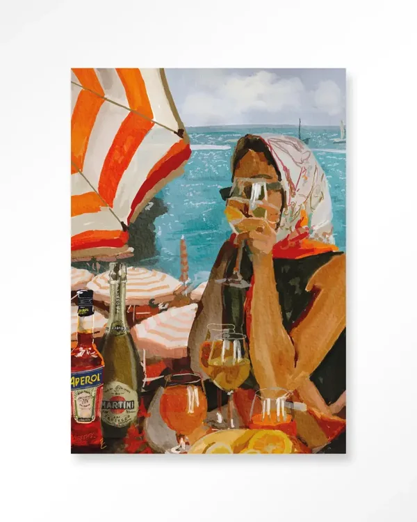 Urban Cotton Glas Aperol o'clock