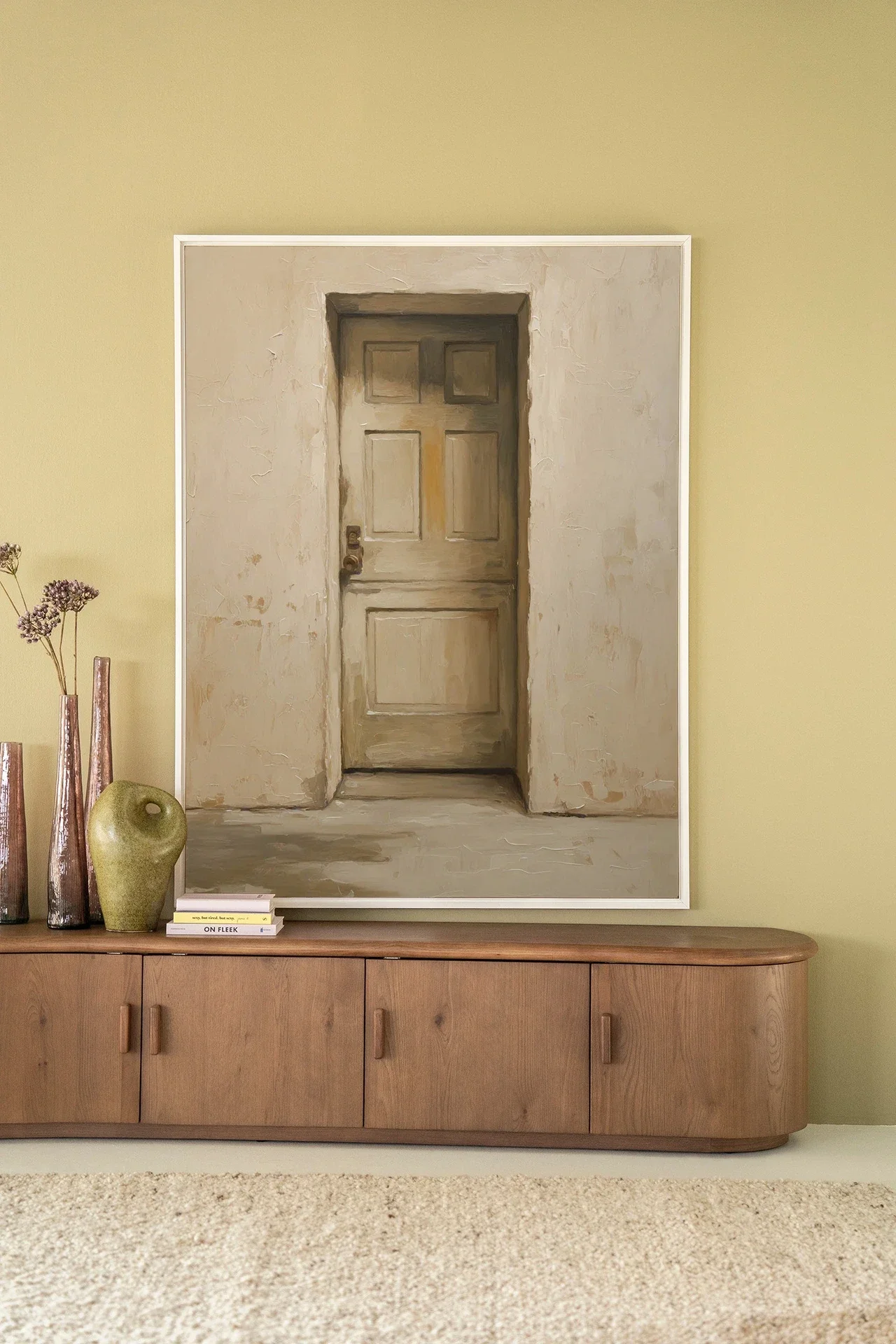 Urban Cotton Artprint Beige Door