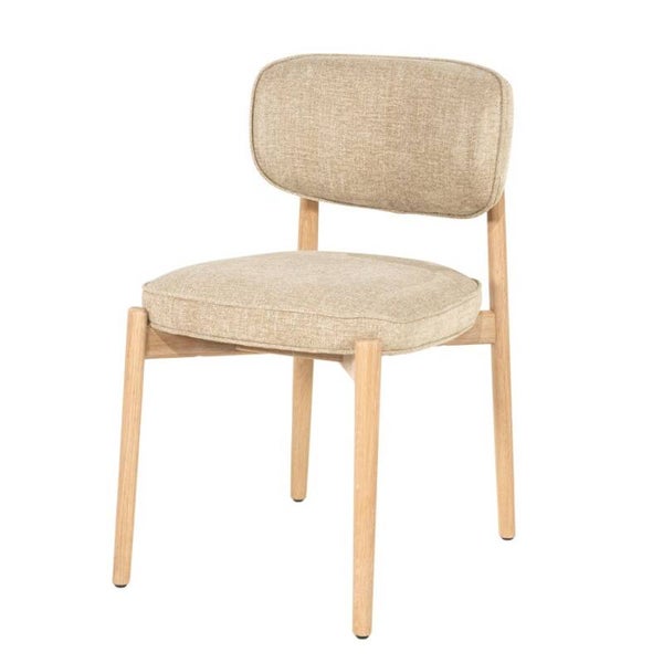 Eleonora stoel Rune naturel - taupe serene