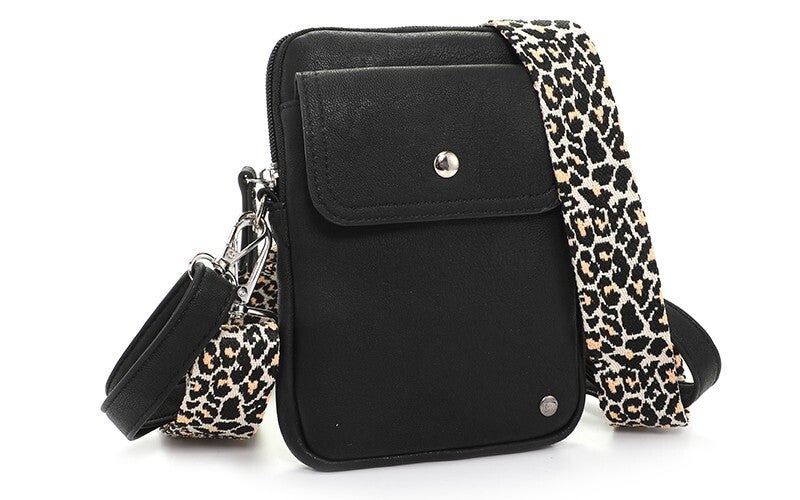 Telefoon/schoudertasje Spa Zwart