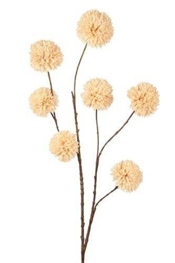 Isaa Zijdetak Pompom 98 cm cream