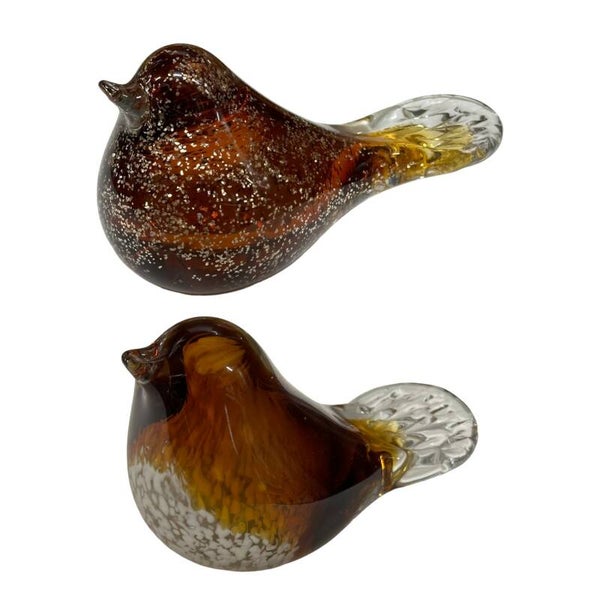 Home Society Glazen vogel Robin M