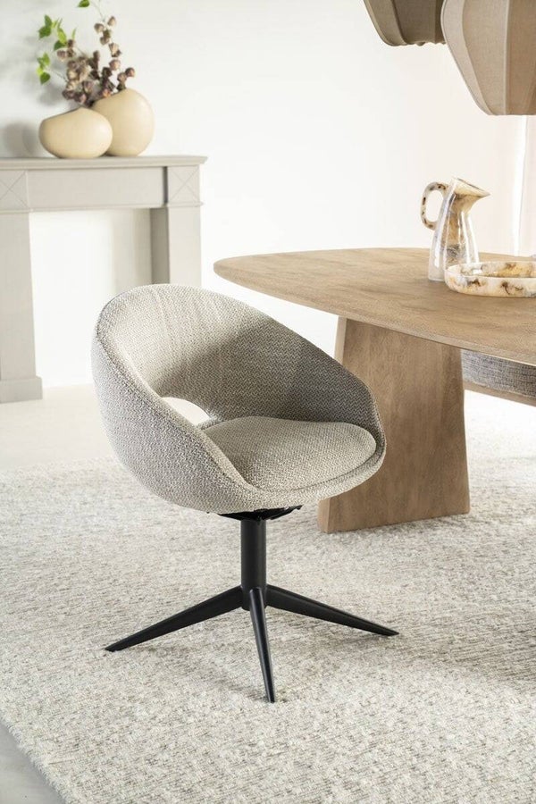 Eleonora Eetkamerstoel Nol Taupe