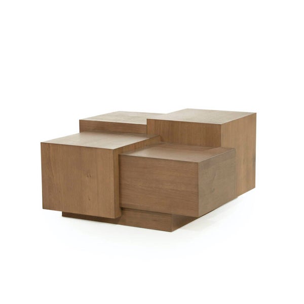 Eleonora Salontafel Quinten vierkant bruin