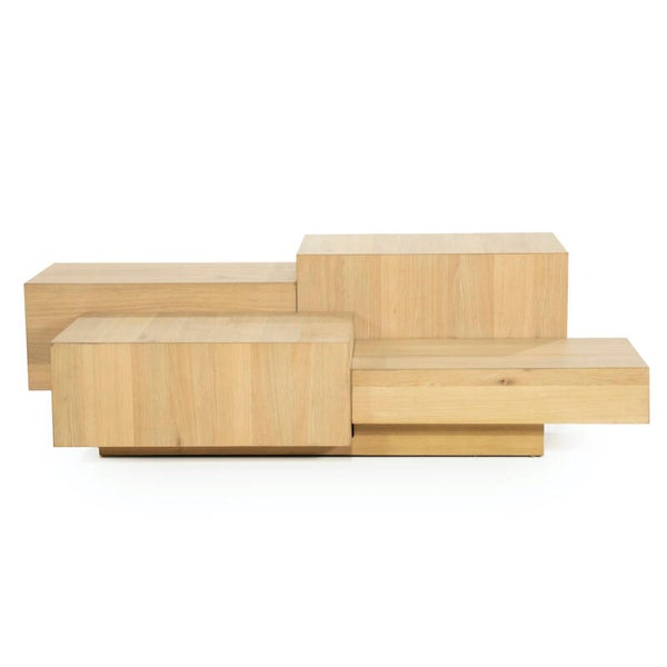 Eleonora Salontafel Quinten rechthoekig naturel