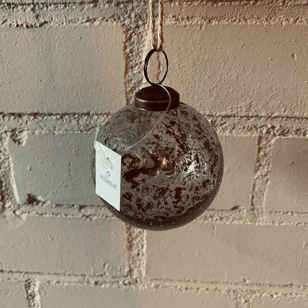 Kerstbal Bubbelglas S