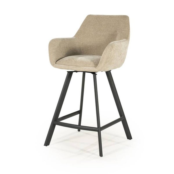By Boo Barstoel Bliss met arml. Taupe