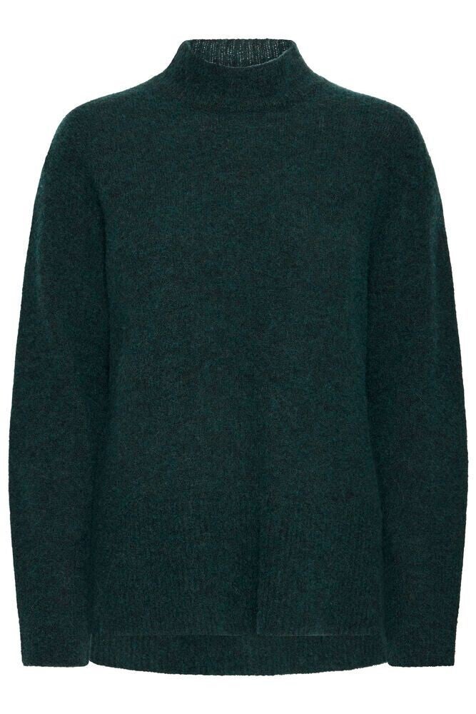 Pulz Jeans Trui Turtleneck Groen