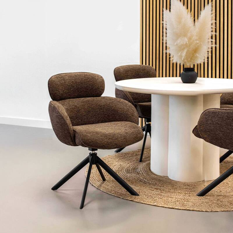 Kick Collection Eetkamerstoel Kian Taupe