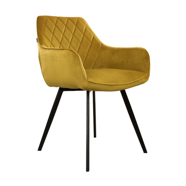Kick Collection Eetkamerstoel Karl Velvet Goud