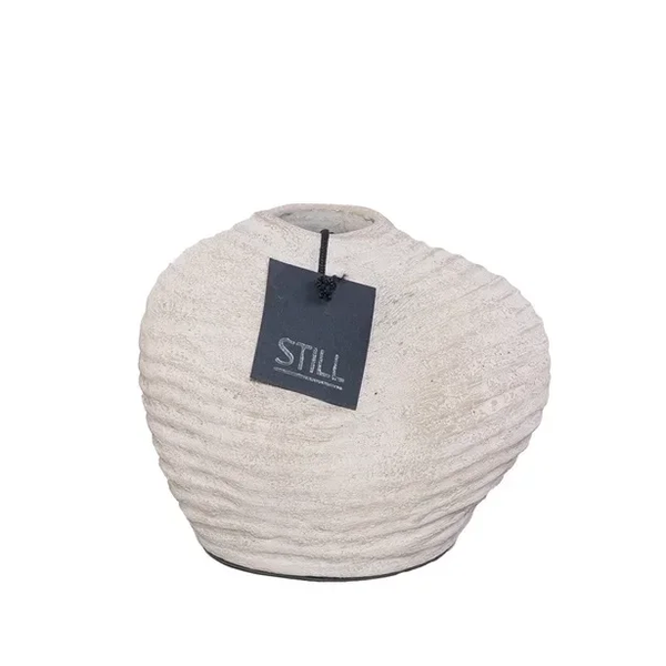 Still Collection - Vaas organische vorm met ribbels M - Light