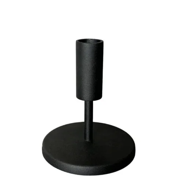Still Collection - Kandelaar Ijzer Zwart - 12 cm
